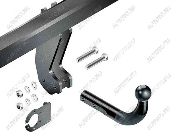 7 749 р. Фаркоп (с условно-съемным креплением шара на 2 болтах) Leader Plus  Nissan X-trail  3 T32 (2013-2022) дорестайлинг, рестайлинг (стальной, шар A (F20))  с доставкой в г. Горно‑Алтайск