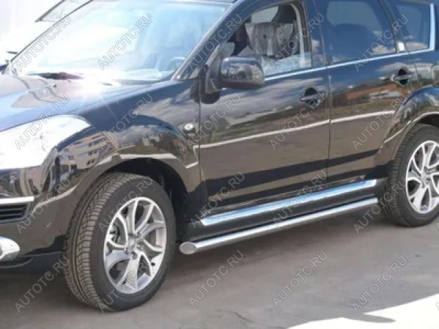 19 999 р. Пороги труба SLITKOFF  CITROEN C-crosser (2007-2012) (d57 мм)  с доставкой в г. Горно‑Алтайск