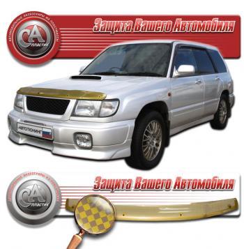 2 289 р. Дефлектор капота (Американская версия) CA-Plastiс  Ford Escape  2 (2008-2012) (серия Шелкография золото)  с доставкой в г. Горно‑Алтайск. Увеличить фотографию 2