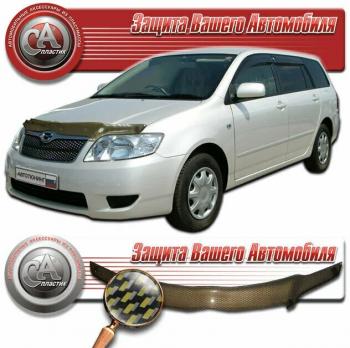 Дефлектор капота на CA-Plastiс Mitsubishi (Митсубиси) Outlander (Аутлэндэр)  GF (2012-2022) GF дорестайлинг, 1-ый рестайлинг, 2-ой рестайлинг, 3-ий рестайлинг