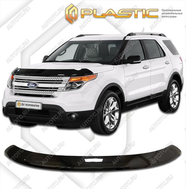 2 969 р. Дефлектор капотаClassic черныйFordExplorer 2011–2015.  2010010107659  с доставкой в г. Горно‑Алтайск