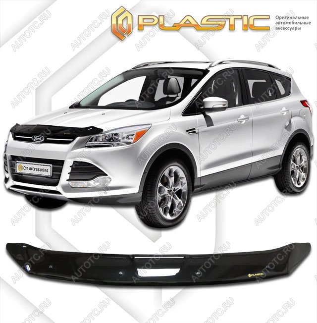 2 699 р. Дефлектор капотаClassic черныйFordKuga 2012–2016  2010010108878  с доставкой в г. Горно‑Алтайск
