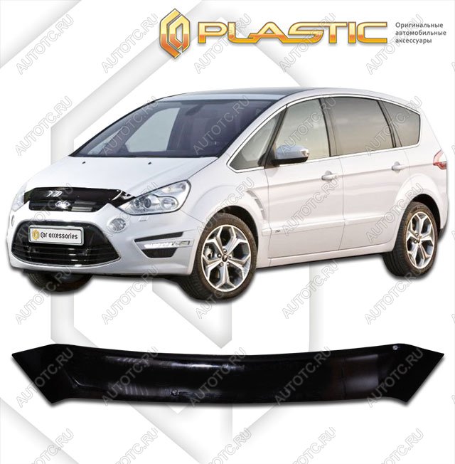 2 699 р. Дефлектор капотаClassic черныйFordS-MAX 2011–2015  2010010106171  с доставкой в г. Горно‑Алтайск