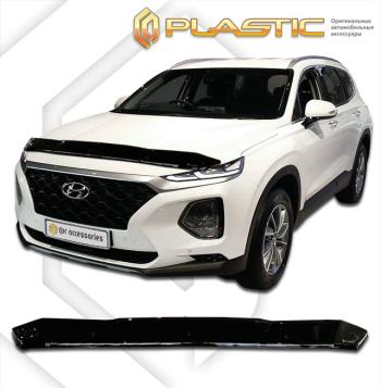 Дефлектор капотаClassic черныйHyundaiSanta Fe 2018–н.в. TM  2010010113797