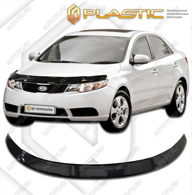 3 079 р. Дефлектор капотаClassic черныйKiaCerato 2008-2013  2010010106003  с доставкой в г. Горно‑Алтайск