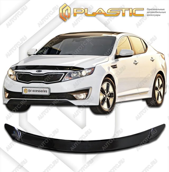 2 599 р. Дефлектор капотаClassic черныйKiaOptima 2010–2016TF  2010010106386  с доставкой в г. Горно‑Алтайск
