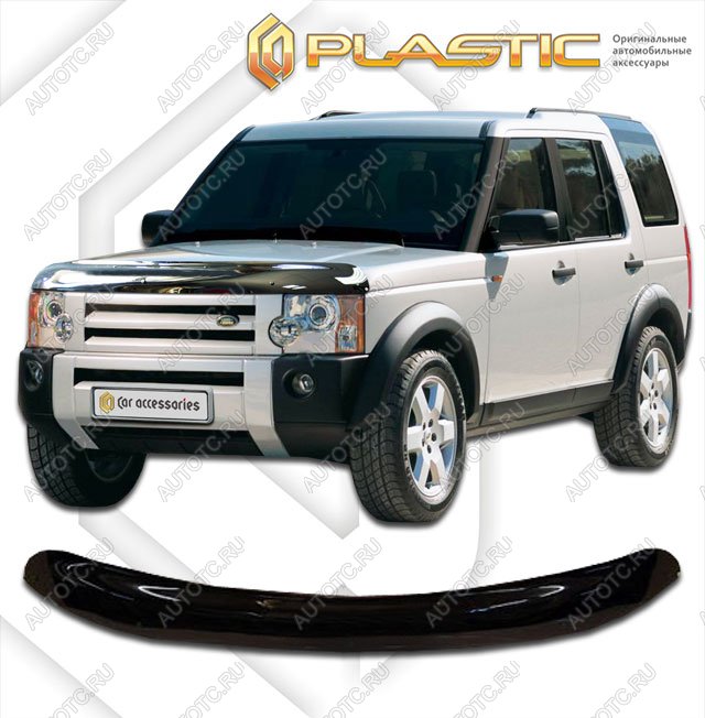 2 969 р. Дефлектор капотаClassic черныйLand RoverDiscovery 32004-2008L319  2010010101343  с доставкой в г. Горно‑Алтайск