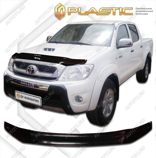 2 799 р. Дефлектор капотаClassic черныйToyotaHilux 2005-2011  2010010106102  с доставкой в г. Горно‑Алтайск