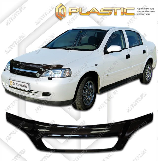 3 399 р. Дефлектор капота (exclusive)Classic черныйChevroletViva 2005-2009  2010060104905  с доставкой в г. Горно‑Алтайск