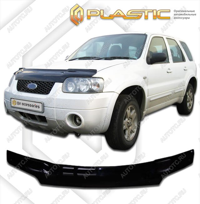 3 199 р. Дефлектор капота (exclusive)Classic черныйFordEscape 2000-2007  2010060104233  с доставкой в г. Горно‑Алтайск