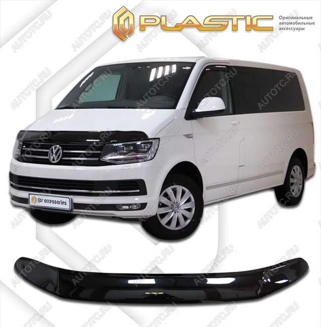 3 699 р. Дефлектор капота (exclusive)Classic черныйVolkswagenTransporter 2015–н.в. T6  2010060111781  с доставкой в г. Горно‑Алтайск