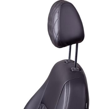 7 199 р. Комплект чехлов для сидений (РЗС 60/40 3Г Илана+Орегон) ТУРИН СТ Lord Autofashion  Geely GC6 (2014-2017) (черный, вставка черная, строчка черная)  с доставкой в г. Горно‑Алтайск. Увеличить фотографию 2