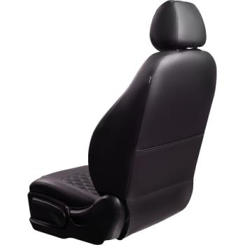 7 199 р. Комплект чехлов для сидений (РЗС 60/40 3Г Илана+Орегон) ТУРИН СТ Lord Autofashion  Geely GC6 (2014-2017) (черный, вставка черная, строчка черная)  с доставкой в г. Горно‑Алтайск. Увеличить фотографию 3
