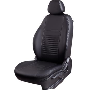 7 199 р. Комплект чехлов для сидений (РЗС 60/40 3Г Илана+Орегон) ТУРИН СТ Lord Autofashion  Geely GC6 (2014-2017) (черный, вставка черная, строчка черная)  с доставкой в г. Горно‑Алтайск. Увеличить фотографию 12