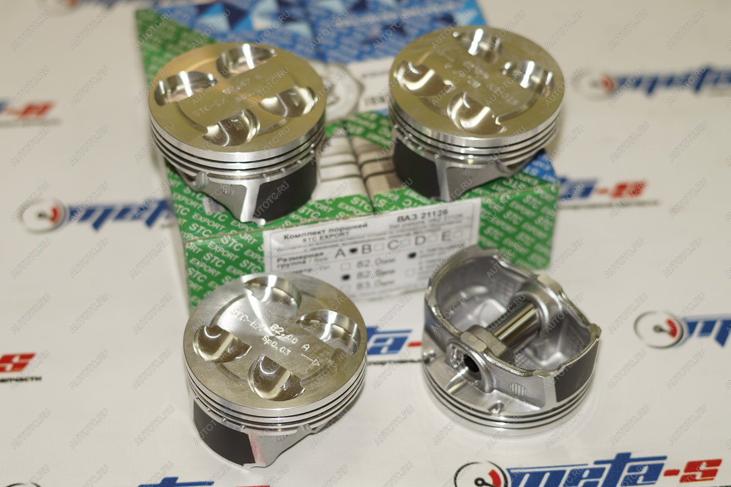 3 399 р. Поршни 21126 СТК 82,0 (Export, безвтык) СТК 688245911  с доставкой в г. Горно‑Алтайск