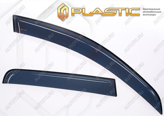 2 969 р. Ветровики дверей Classic полупрозрачный CA Plastic на Honda CR-V VI поколение, джип/suv 5 дв.  2022 - н.в.  с доставкой в г. Горно‑Алтайск