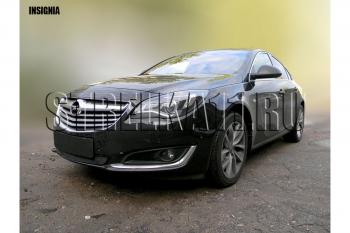 2 899 р. Защита радиатора Стрелка11 Стандарт  Opel Insignia  A (2013-2017) рестайлинг седан, рестайлинг, хэтчбэк, универсал рестайлинг (черная)  с доставкой в г. Горно‑Алтайск. Увеличить фотографию 2