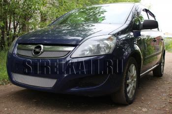 Защита радиатора (верх) Стрелка11 Стандарт Opel Zafira В рестайлинг (2007-2015)