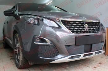 3 179 р. Защита радиатора (боковые) Стрелка11 Стандарт  Peugeot 3008  2 (2016-2024) (черные)  с доставкой в г. Горно‑Алтайск. Увеличить фотографию 2