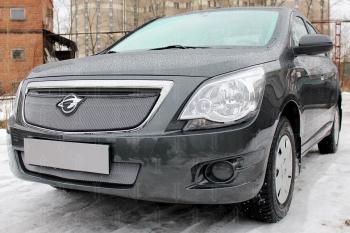 3 099 р. Защита радиатора (низ) Стрелка11 Стандарт  Chevrolet Cobalt (2011-2016), Ravon R4 (2016-2020) (хром)  с доставкой в г. Горно‑Алтайск. Увеличить фотографию 2