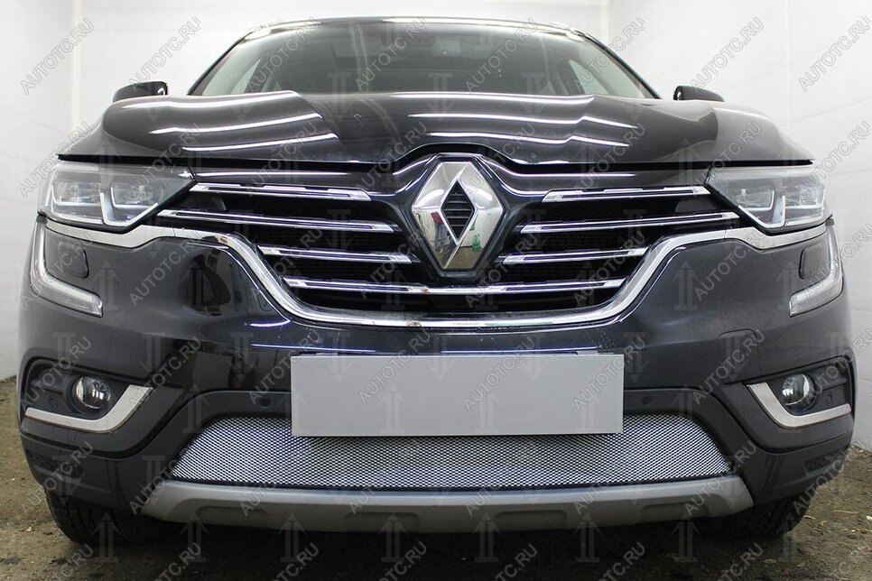 3 399 р. Защита радиатора Стрелка11 Стандарт  Renault Koleos  2 (2016-2024) (хром)  с доставкой в г. Горно‑Алтайск