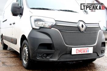 Защита радиатора (4 части) Стандарт Renault (Рено) Master (Мастер)  FV,JV (2019-2025) FV,JV фургон 2-ой рестайлинг