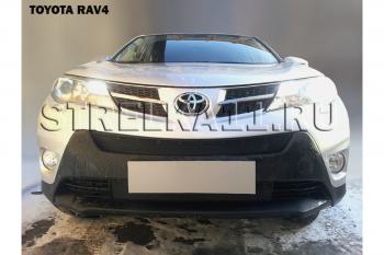 Защита радиатора (низ) Стрелка11 Стандарт Toyota (Тойота) RAV4 (рав)  XA40 (2012-2015) XA40 5 дв. дорестайлинг