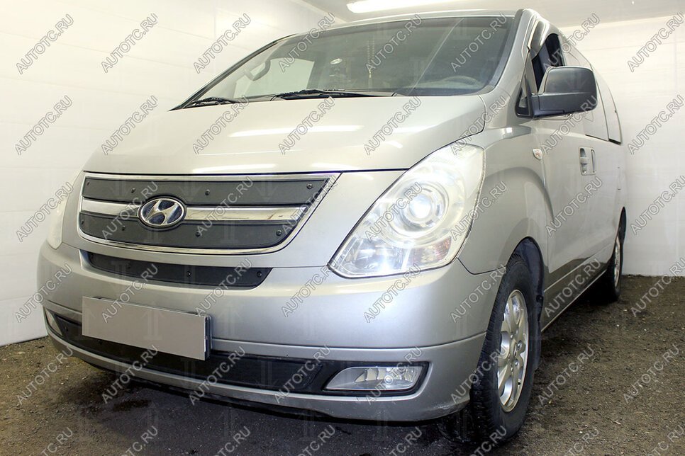 1 199 р. Зимняя защита радиатора (низ) Стрелка 11  Hyundai Starex/Grand Starex/H1  TQ (2007-2013) дорестайлинг (установка без защитной сеткой)  с доставкой в г. Горно‑Алтайск