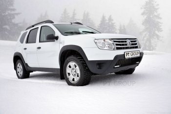 5 999 р. Комплект накладок на колёсные арки Petroil Tuning Renault Duster HS рестайлинг (2015-2021) (Текстурная поверхность)  с доставкой в г. Горно‑Алтайск. Увеличить фотографию 3