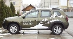 7 399 р. Накладки на колёсные арки RA Renault Duster HS рестайлинг (2015-2021) (Неокрашенные)  с доставкой в г. Горно‑Алтайск. Увеличить фотографию 2