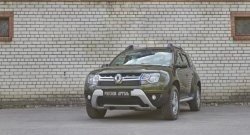 579 р. Зимняя заглушка решетки радиатора РА Renault Duster HS рестайлинг (2015-2021)  с доставкой в г. Горно‑Алтайск. Увеличить фотографию 5