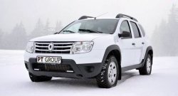 5 999 р. Комплект накладок на колёсные арки Petroil Tuning Renault Duster HS дорестайлинг (2010-2015) (Текстурная поверхность)  с доставкой в г. Горно‑Алтайск. Увеличить фотографию 2