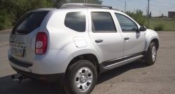 3 999 р. Накладки на двери Petroil Tuning Renault Duster HS дорестайлинг (2010-2015) (Тисненый пластик)  с доставкой в г. Горно‑Алтайск. Увеличить фотографию 2