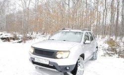 4 599 р. Решётка радиатора DM-Style Renault Duster HS дорестайлинг (2010-2015) (Без сетки, Неокрашенная глянец (под окраску))  с доставкой в г. Горно‑Алтайск. Увеличить фотографию 5