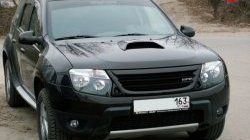 4 399 р. Решётка радиатора Next №2 Renault Duster HS рестайлинг (2015-2021) (Неокрашенная)  с доставкой в г. Горно‑Алтайск. Увеличить фотографию 2