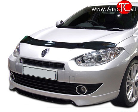 2 799 р. Дефлектор капота NovLine Renault Fluence дорестайлинг (2010-2012)  с доставкой в г. Горно‑Алтайск