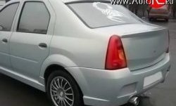 4 249 р. Пороги накладки Street Renault Logan 1 дорестайлинг (2004-2010) (Неокрашенные)  с доставкой в г. Горно‑Алтайск. Увеличить фотографию 3