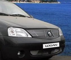 Декоративная вставка воздухозаборника Novline Renault Logan 1 дорестайлинг (2004-2010)