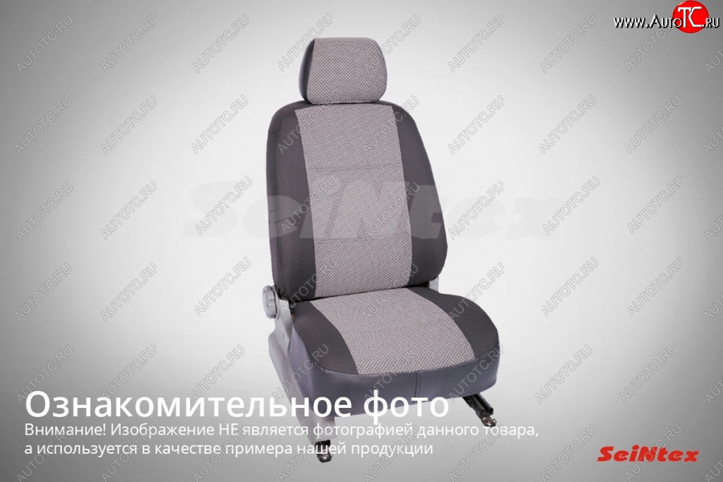 4 999 р. Чехлы на сиденья SeiNtex (сплошная спинка)  Renault Logan  1 - Sandero  (BS)  с доставкой в г. Горно‑Алтайск