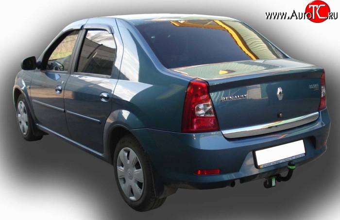 5 899 р. Фаркоп Лидер Плюс Renault Logan 1 дорестайлинг (2004-2010) (Без электропакета)  с доставкой в г. Горно‑Алтайск