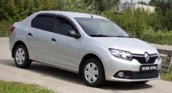 2 099 р. Защитная сетка в нижнюю часть бампера RA Renault Logan 2 дорестайлинг (2014-2018)  с доставкой в г. Горно‑Алтайск. Увеличить фотографию 2