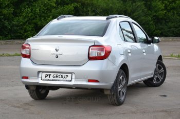 6 449 р. Рейлинги Petroil Tuning Комфорт Renault Logan 2 дорестайлинг (2014-2018) (Серебристый муар)  с доставкой в г. Горно‑Алтайск. Увеличить фотографию 5