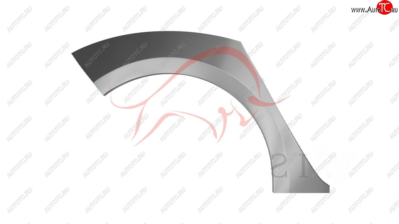 2 189 р. Правая задняя ремонтная арка (внешняя) Wisentbull  Renault Megane  универсал (2016-2024)  дорестайлинг  с доставкой в г. Горно‑Алтайск