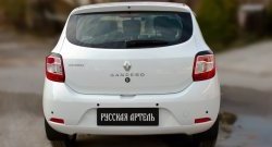 399 р. Реснички задних фонарей RA  Renault Sandero  (B8) (2014-2018) дорестайлинг (Неокрашенные)  с доставкой в г. Горно‑Алтайск. Увеличить фотографию 2