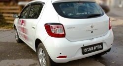 399 р. Реснички задних фонарей RA  Renault Sandero  (B8) (2014-2018) дорестайлинг (Неокрашенные)  с доставкой в г. Горно‑Алтайск. Увеличить фотографию 3