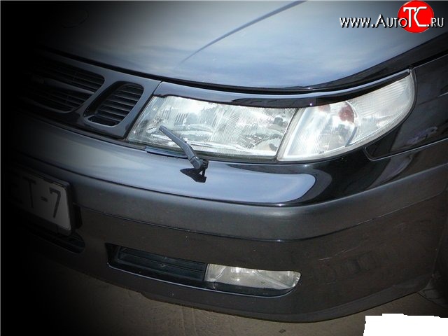 1 119 р. Реснички Sport на фары SAAB 9-5 YS3E cедан дорестайлинг (1997-2001)  с доставкой в г. Горно‑Алтайск