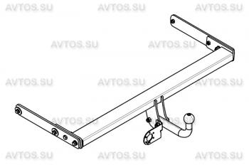 6 799 р. Фаркоп (условно-съемный шар) AvtoS Volkswagen Tiguan Mk2 дорестайлинг (2016-2020)  с доставкой в г. Горно‑Алтайск. Увеличить фотографию 2