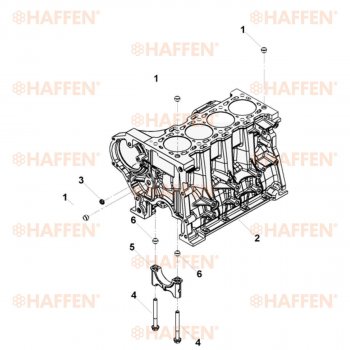 89 499 р. Блок цилиндров ISF 2.8 HAFFEN Foton Aumark (BJ10) (2010-2024)  с доставкой в г. Горно‑Алтайск. Увеличить фотографию 11