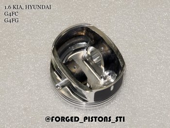 16 999 р. Поршни (1,6 G4FC, G4FG) СТИ  Hyundai Elantra (HD), i20 (PB), I30 (FD), KIA Ceed (1 ED), Cerato (2 TD), Cerato Koup (1 TD), Rio (3 QB) (диаметр поршня: 77.25 мм)  с доставкой в г. Горно‑Алтайск. Увеличить фотографию 4