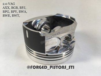 Поршни (VolksWagen 2,0 AXX (CR=10,5) кольца 1,2/1,5/2,0) СТИ Audi A3 8P1 хэтчбэк 3 дв. дорестайлинг (2003-2005)  (диаметр поршня: 82,50 мм)